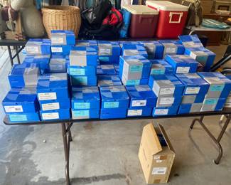 5 inch and 6 inch sanding discs.  $5 per box for 5 inch discs and $10 per box for 6 inch. 