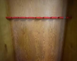 All wood gun cabinet with dehumidifier.   Marked down to $25