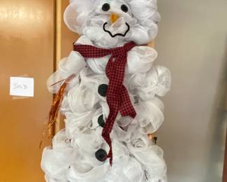 Snowman, door hanger. $25