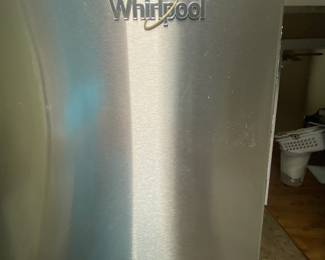 Whirpool side by side refrigerator/freezer. $300