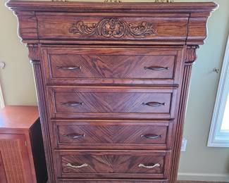 Solid wood dresser