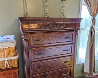 Solid wood dresser 