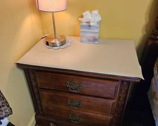 Solid wood night stand