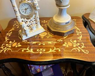 Italian Marquetry Side Table