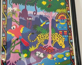 Framed Quote Print " Save the Rain Forest" by Rebecca Lee B.