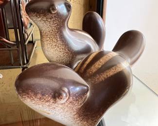 Pair of Howard Pierce Chipmunk Figurines