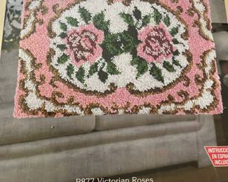 Victorian Roses Latch Hook Kit - R877