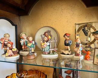 Assortment of Hummel Goebel Figurines