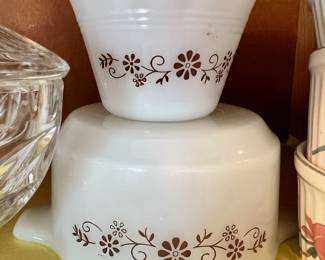 Dynaware Termocrisa Glassware Casserole Dish & Custard Cup