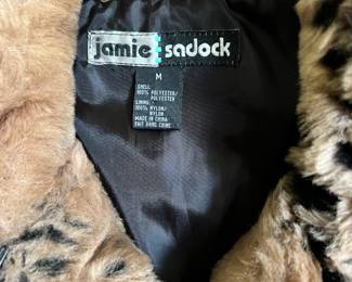 Jamie Sadock Faux Leopard Fur Jacket - Size Medium
