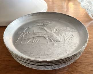 Set of 6 1956 Ontario Coasters, Canadian Souvenir