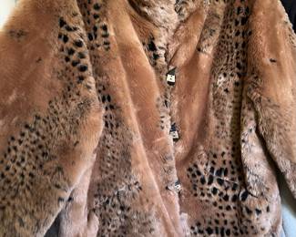 Jamie Sadock Faux Leopard Fur Jacket - Size Medium

