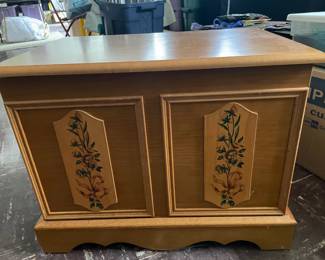 Maple Chest with Floral Motif