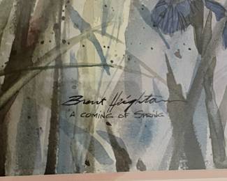 Matted Print "A Coming of Spring" by Brent Heighton