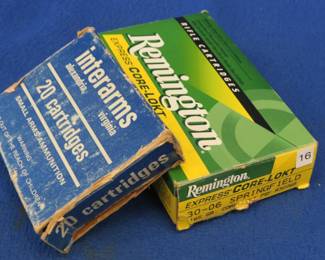 Lot 489. 7.62mm and 30-06 ammo