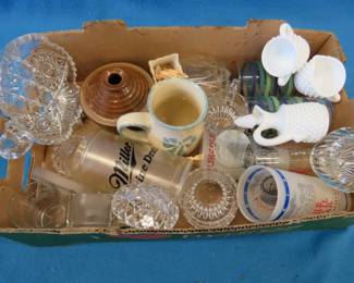Lot 283. Crystal, glasses, and more