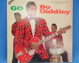 Lot 234. "GO" Bo Diddley album in fair condition and the jacket in poor condition