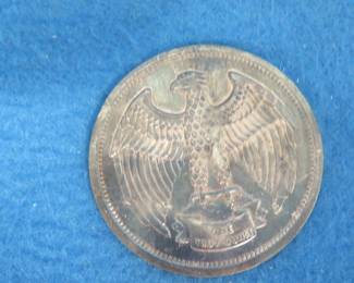 Lot 93. Letcher Mint one ounce silver round