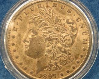 Lot 151. 1897 S Morgan silver dollar