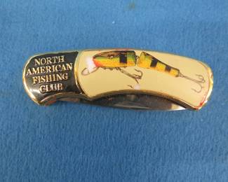 Lot 118. North American Fishing Club themed pocket knife