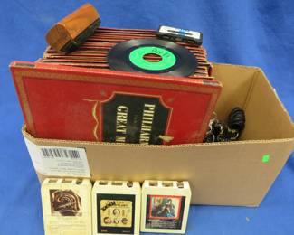 Lot 216. Philharmonic Family of Great Music album collection, eight tracks, and more