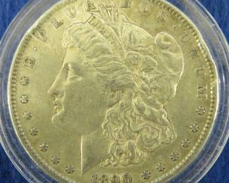 Lot 56. 1890 S Morgan Silver dollar