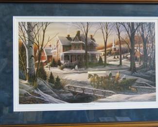 Lot 392. "Homeward Bound" by Terry Redlin