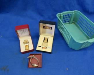 Lot 404. Three watches