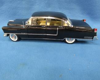 Lot 114. Artisan 1955 Cadillac Fleetwood Series 60.&nbsp; 1:18 scale die-cast car.
