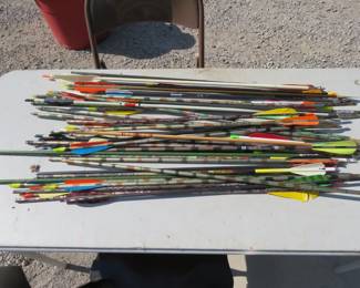 Lot 330. Aluminum&nbsp; arrows