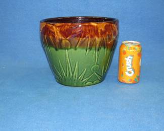 Lot 78. Large pottery vase in excellent condition.&nbsp; Possibly unmarked Roseville.