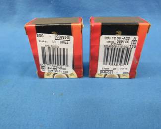 Lot 105. Federal Premium 40 S & W.&nbsp; 155 grain JHP.&nbsp; Two full boxes.&nbsp; 40 total rounds.