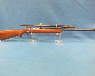 Lot 17. Remington Model 37 Rangemaster 22 long rifle.&nbsp; Ser. No. 01362.&nbsp; J. Unertl scope.  No magazine.