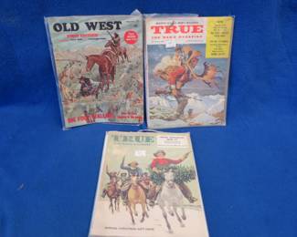 Lot 405. Three vintage "True The Man's Magazine"