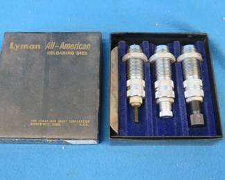 Lot 308. Lyman A-A die set for 38/357