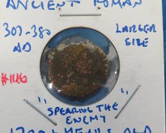 Lot 83. Ancient Roman "Spearing the Enemy"   307-308 AD Larger size