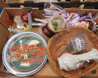 Lot 131. Collector plates, Ariel doll, and more