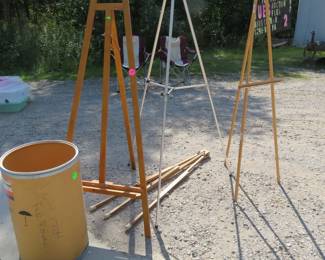 Lot 354. Four easels