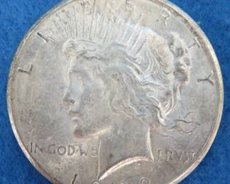 Lot 92. 1922 S Peace Silver Dollar