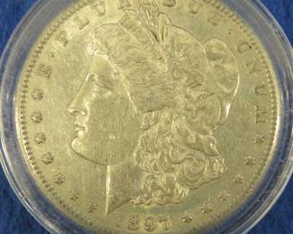 Lot 57. 1897 S Morgan Silver dollar