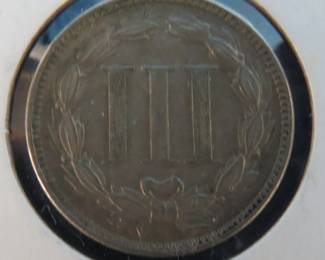 Lot 132. 1865 3-cent piece