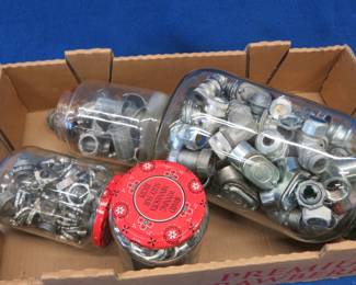Lot 204. Over 10 pounds of metal conduit fittings