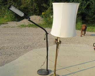 Lot 449. Pair of floor lamps