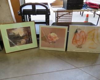 Lot 393. Three modern wall art