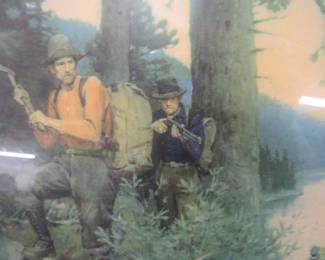 Lot 100. Vintage Philip R. Goodwin print.&nbsp; 18" x 15"