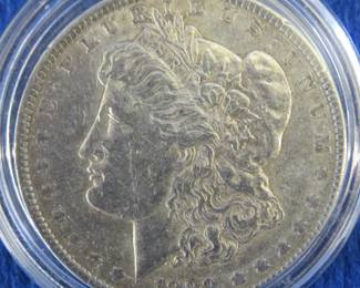 Lot 486. 1889 P Morgan Silver dollar