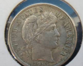 Lot 52. 1913 P Barber Dime