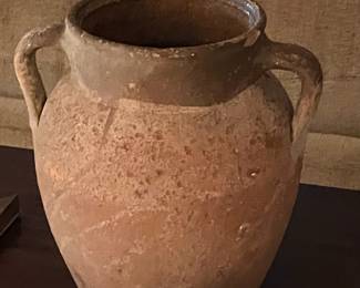 Old clay vessel