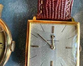 Vacheron Constantin gold watch - some spotting on dial