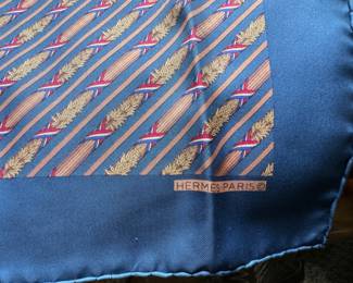 Hermes pocket square